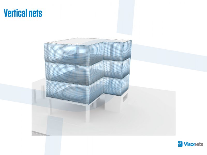 Protective net – Vertical net system – VISORNETS